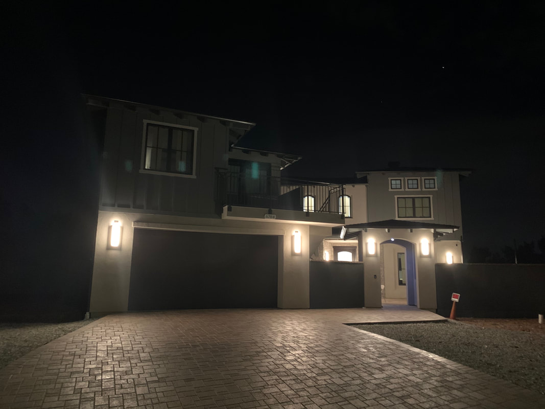 Full Home Exterior Lighting